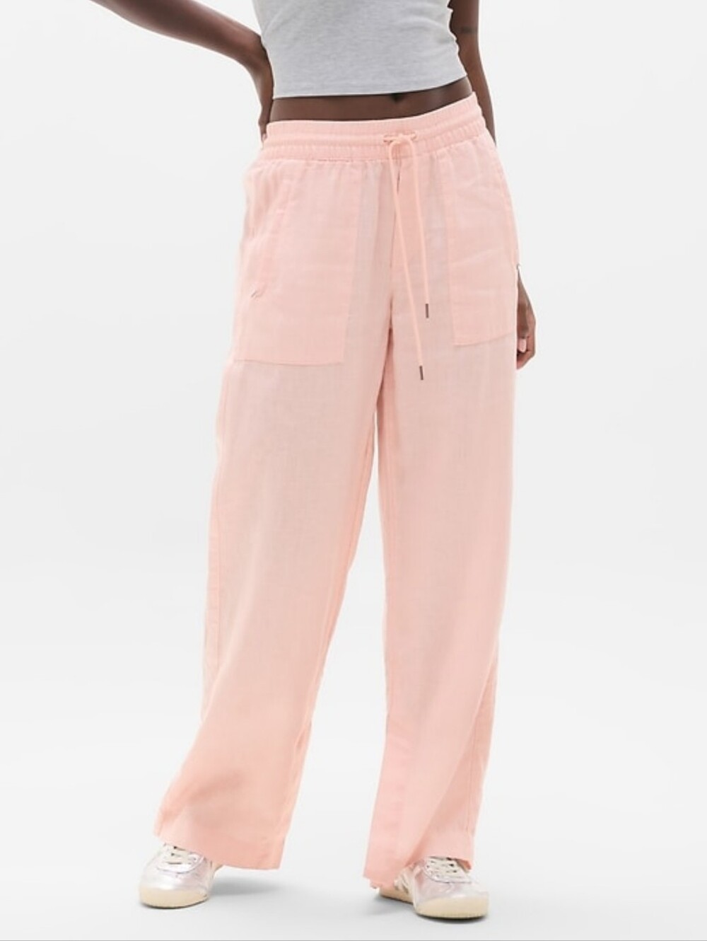 Retreat Linen High Rise Wide Leg Pants NWT